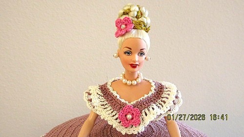 Bambola moda uncinetto boufant - bambola,