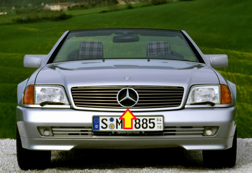 Emblema stella mercedes - emblema,