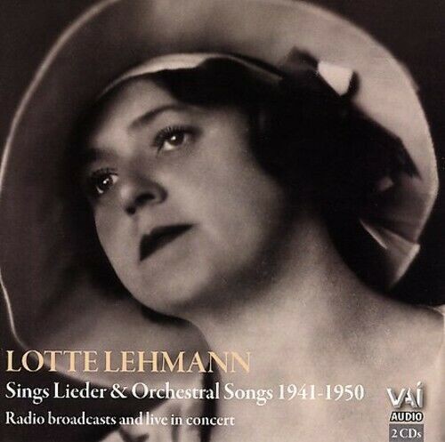 Lotte lehmann live concert - lehmann,