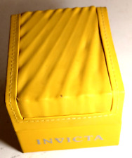 INVICTA - SCATOLA PER OROLOGIO-VINTAGE--RARE WATCH BOX-CASE-CAJA-BOITE-USATA