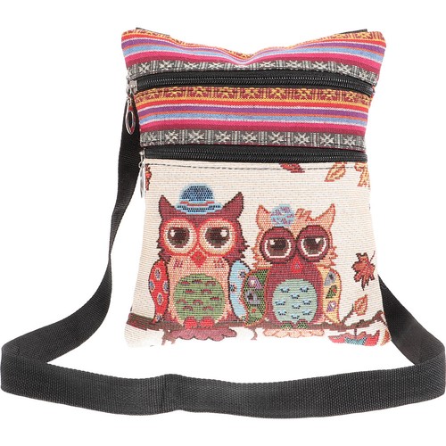 Borsa tela con cerniera - in,