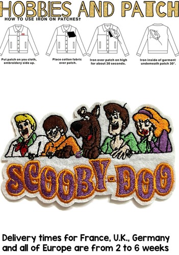 Patch scooby doo - logo, badge