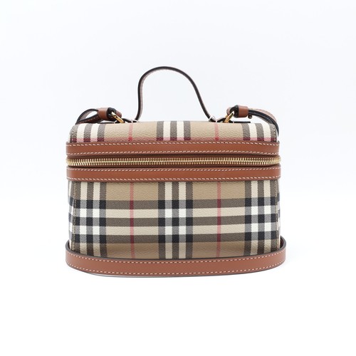 Burberry brown coated canvas - burberry,