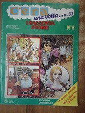 C'ERA UNA VOLTA N° 31 RACCONTASTORIE 5 1986 inserto centrale , no mc vintage