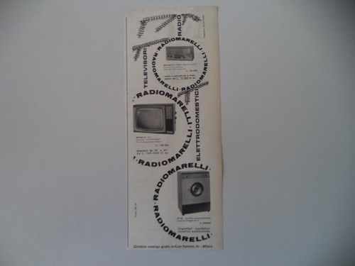 Advertising pubblicità 1962 - advertising,