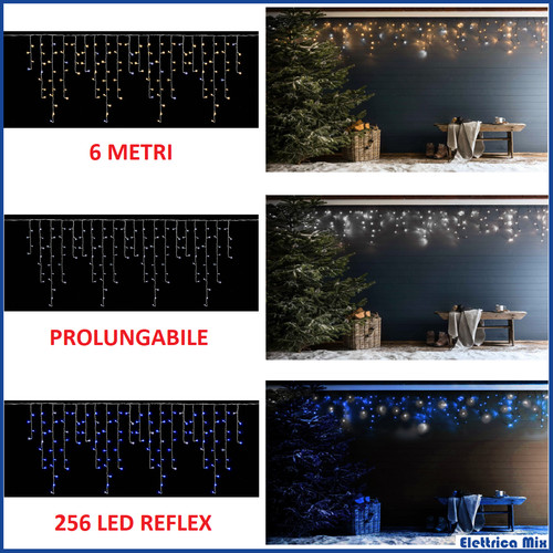 Tenda luminosa natalizia luci - tenda,
