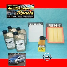 KIT TAGLIANDO OPEL ADAM 1.0 1.2 1.4 BENZINA / GPL 4L OPEL GM 5W30 + 3 FILTRI