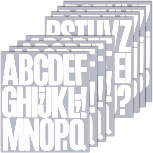 164 adesivi alfabeto grandi - 164, grandi,