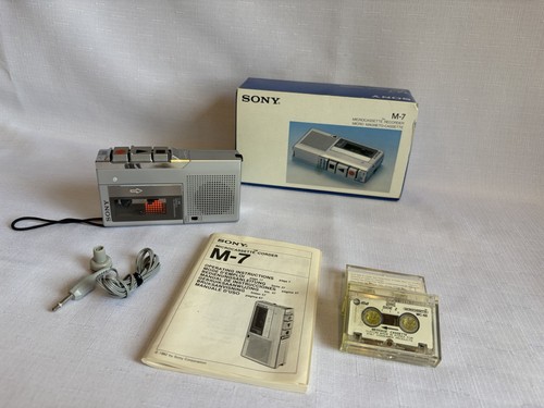 Sony microcassette corder - m-7,