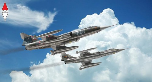 Italeri 104 starfighter - 1/32, f-104