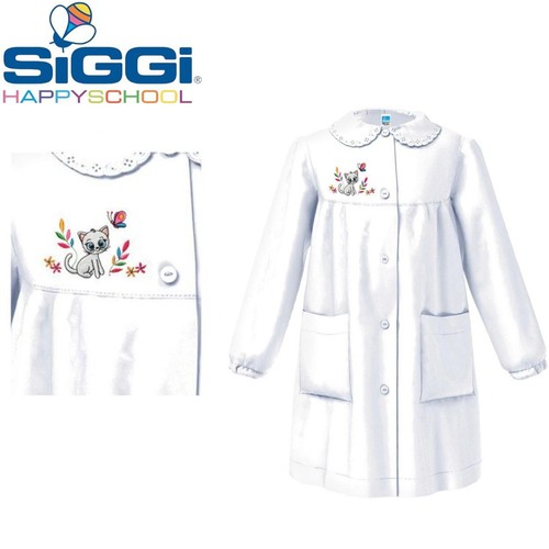 Grembiule scuola bianco con