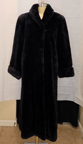 Cappotto castoro nero taglia