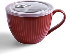 Taza de ceramica para sopa con