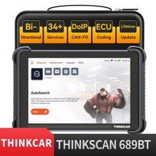 ThinkScan 689BT OBD2 auto dispositivo diagnostico professionale scanner 34 reset test attivo NEW