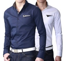 Mens Clothes Dress Shirts Long