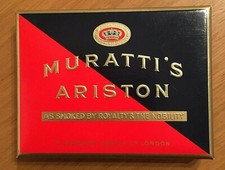 Pacchetto vuoto sigarette vintage Muratti's Ariston Come nuovo !