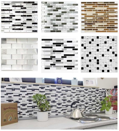 Mosaico autoadesivo parete - 3d,