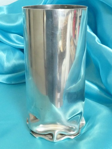 Vaso moderno argentato - moderno,,