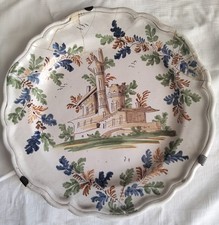 piatto maiolica antico XVIII SECOLO