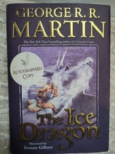 George R.R. Martin 1st Edition Signed The Ice Dragon Hardcover Book