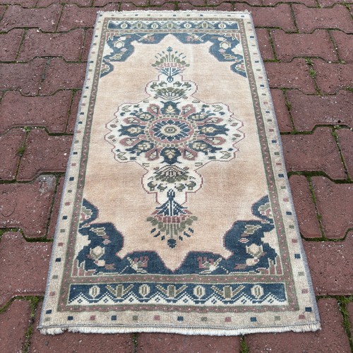 Tappeto turco vintage - , ardesia