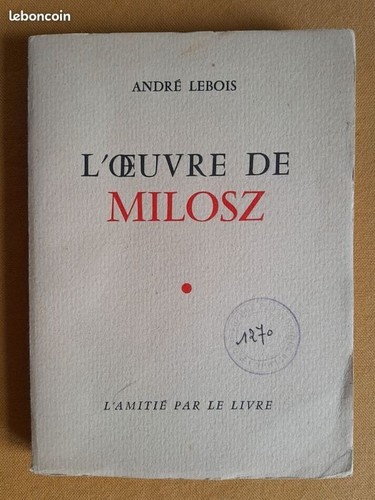 Lebois andré œuvre de - andré,