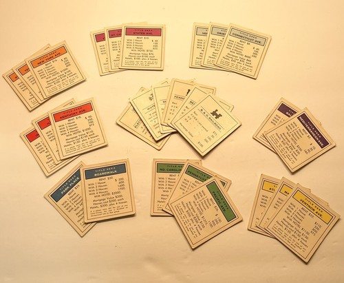 Carte proprietà monopoli - carte,