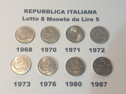 Repubblica italiana lotto 8 - lotto, di