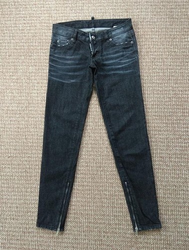 Jeans donna dsquared grigio - jeans,