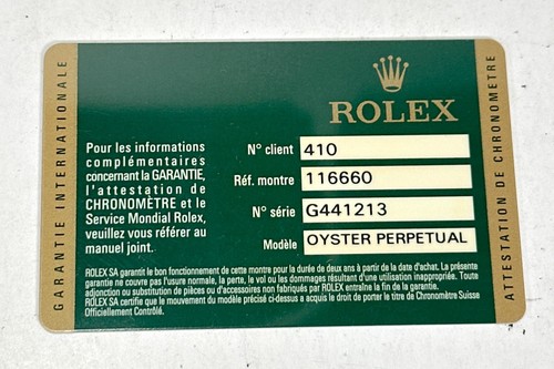 Originale rolex 116660 - originale,