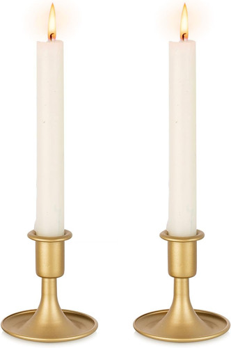 Porta candele oro candelabro - candele,