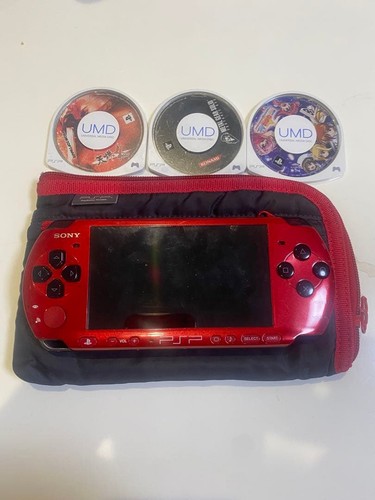 Sony psp 3000 console rossa - console, 3