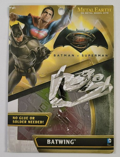 Metal earth batman - batman, superman