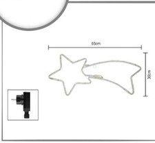 Stella Cometa Con Led Luce