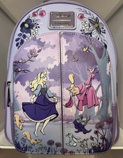 Mini zaino principessa Loungefly Disney La bella addormentata 65° anniversario nuovo con etichetta!