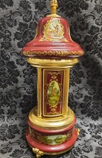 Reuge Lipstick Cigarette Holder Music Box Carousel  Ballerina Vintage Italy