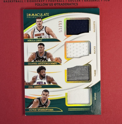Panini 2023 immaculate - immaculate, quad