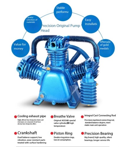 Teste pompa compressore aria