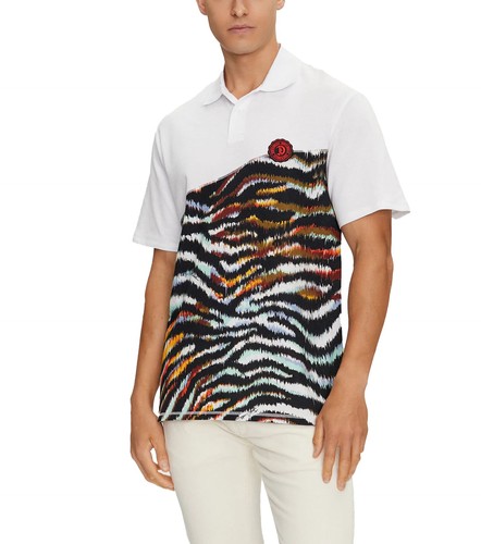 Polo uomo bianco - polo, cavalli