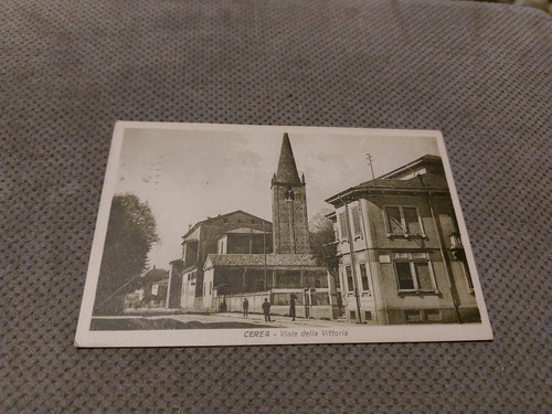 Cartolina cerea viale - -,