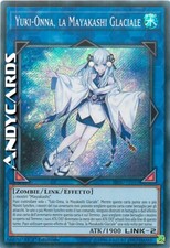 YUKI-ONNA, LA MAYAKASHI GLACIALE (The Ice) • Segreta • HISU IT037 • 1Ed • Yugioh
