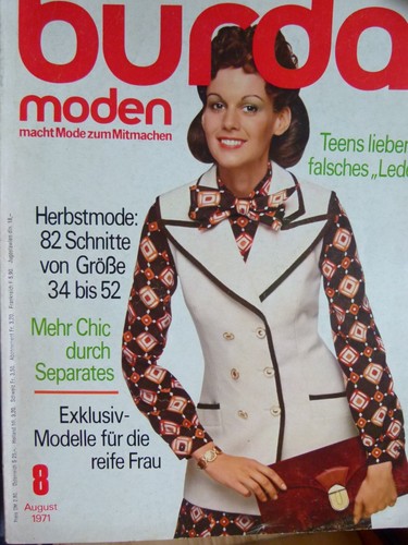 Vecchio quaderno moda burda - quaderno,