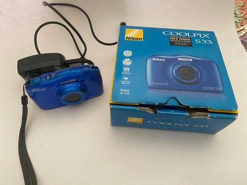 Nikon coolpix s33 blu - +, sd