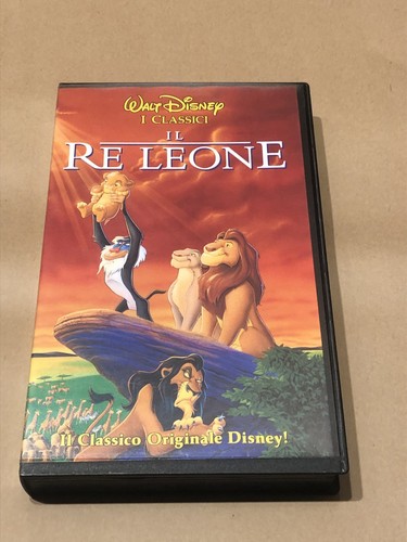 Vhs videocassetta leone - re,