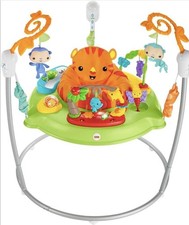 fisher-price chm91-9656 Gioco Divertimento Rainforest Jumperoo, Giocattolo Bambini Running