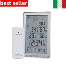 Stazione meteorologica wireless WS9218 con trasmettitore esterno TX106-TH, te...
