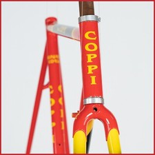 NOS FAUSTO COPPI MASCIAGHI ACCIAIO COLUMBUS NEURON FRAME SET BICI DA STRADA VINTAGE ANNI 90