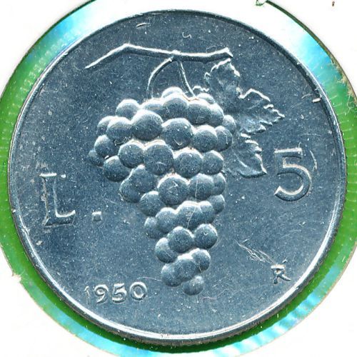 1950 repubblica italiana - 1950, 5