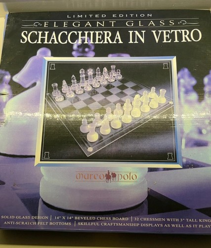 Scacchiera vetro elegante - in,