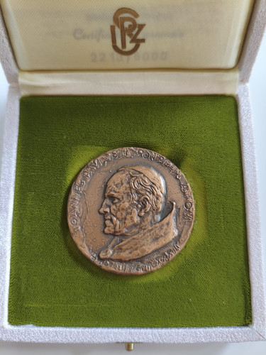 Medaglia pontificia bronzo - medaglia, in